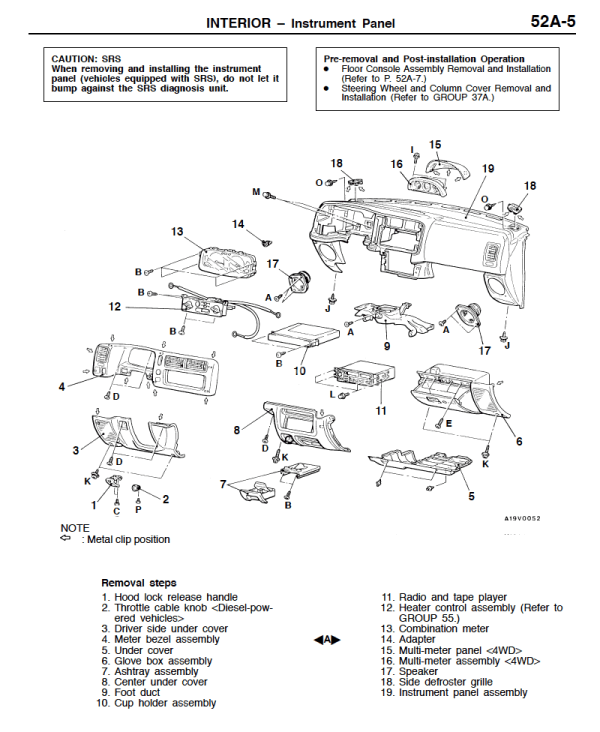 download Mitsubishi L200 workshop manual