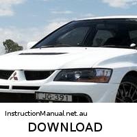 download Mitsubishi Lancer Evo8 workshop manual