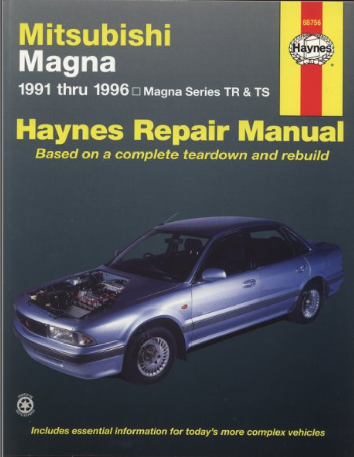 download Mitsubishi Magna TR TS workshop manual