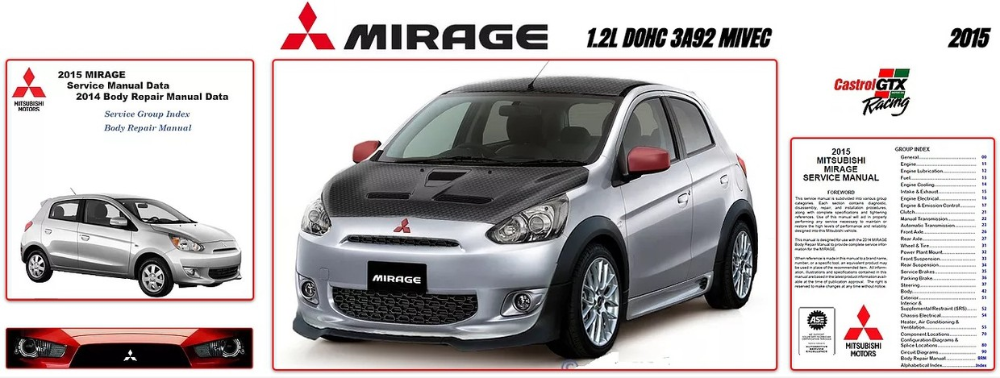 download Mitsubishi Mirage to workshop manual