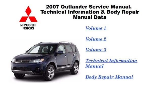 download Mitsubishi Outlander Manual.rar workshop manual