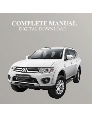 download Mitsubishi Pajero Montero workshop manual