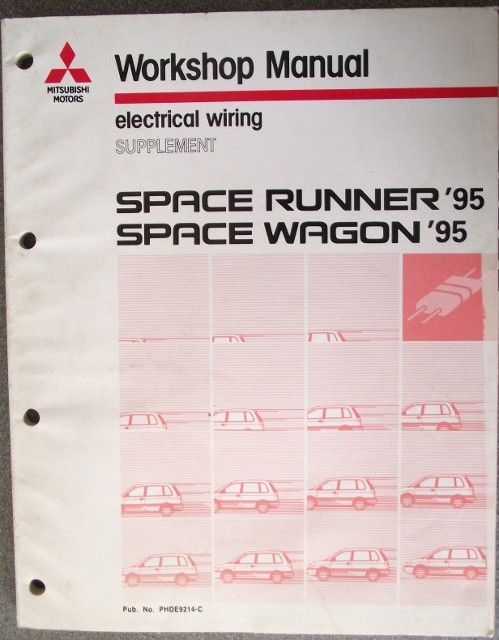 download Mitsubishi Space Runner Space Wagon workshop manual