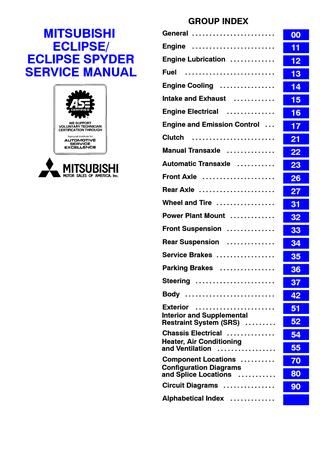 download Mitsubishi Spyder Servvice workshop manual