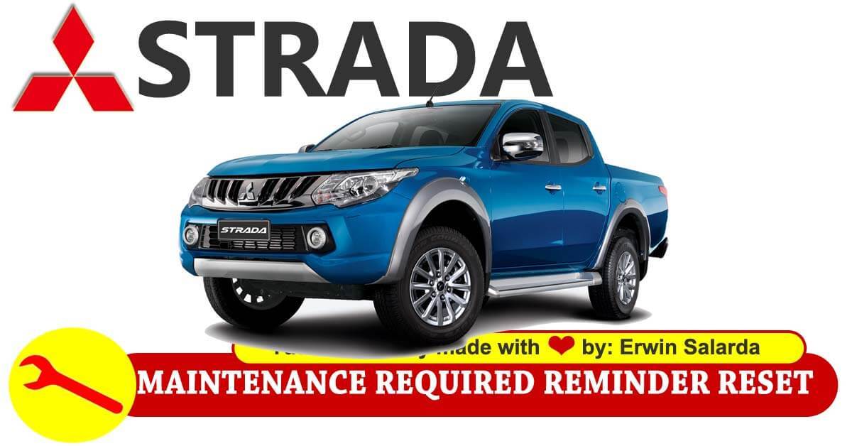 download Mitsubishi Triton Strada workshop manual