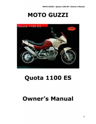 download Moto Guzzi Gr 1100 Motorcycle able workshop manual