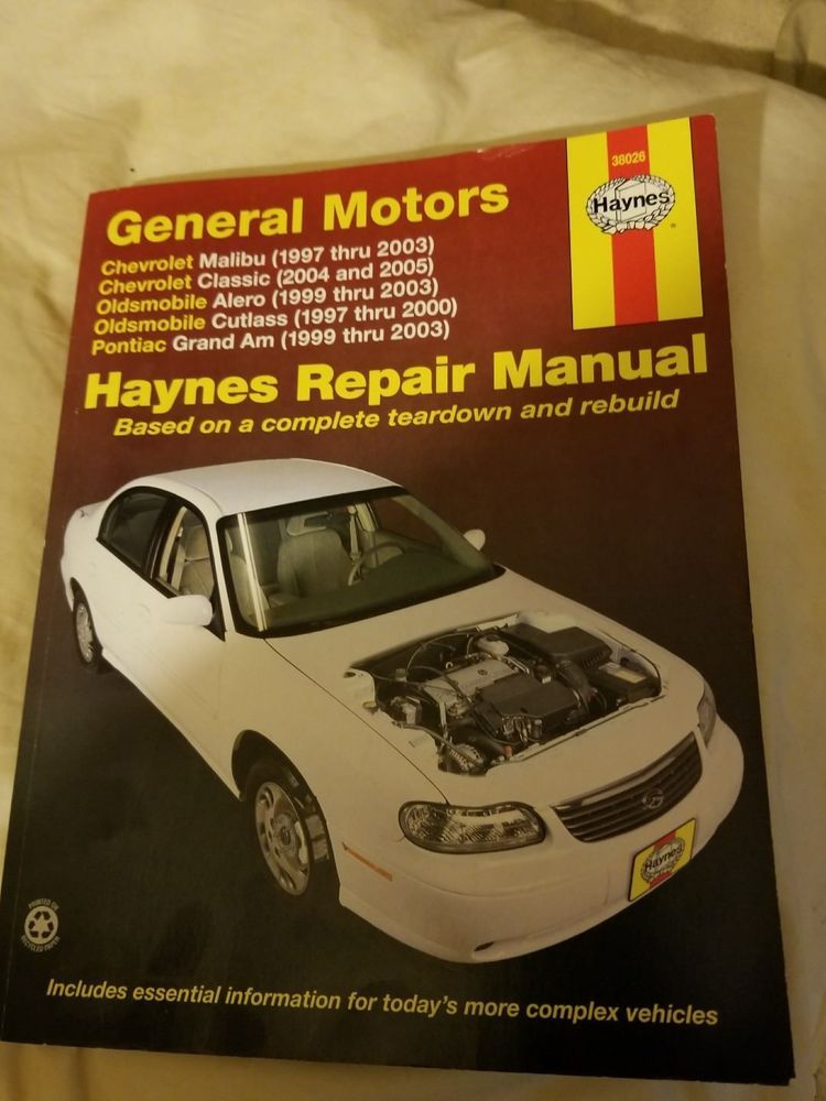 download OLDSMOBILE Alero workshop manual