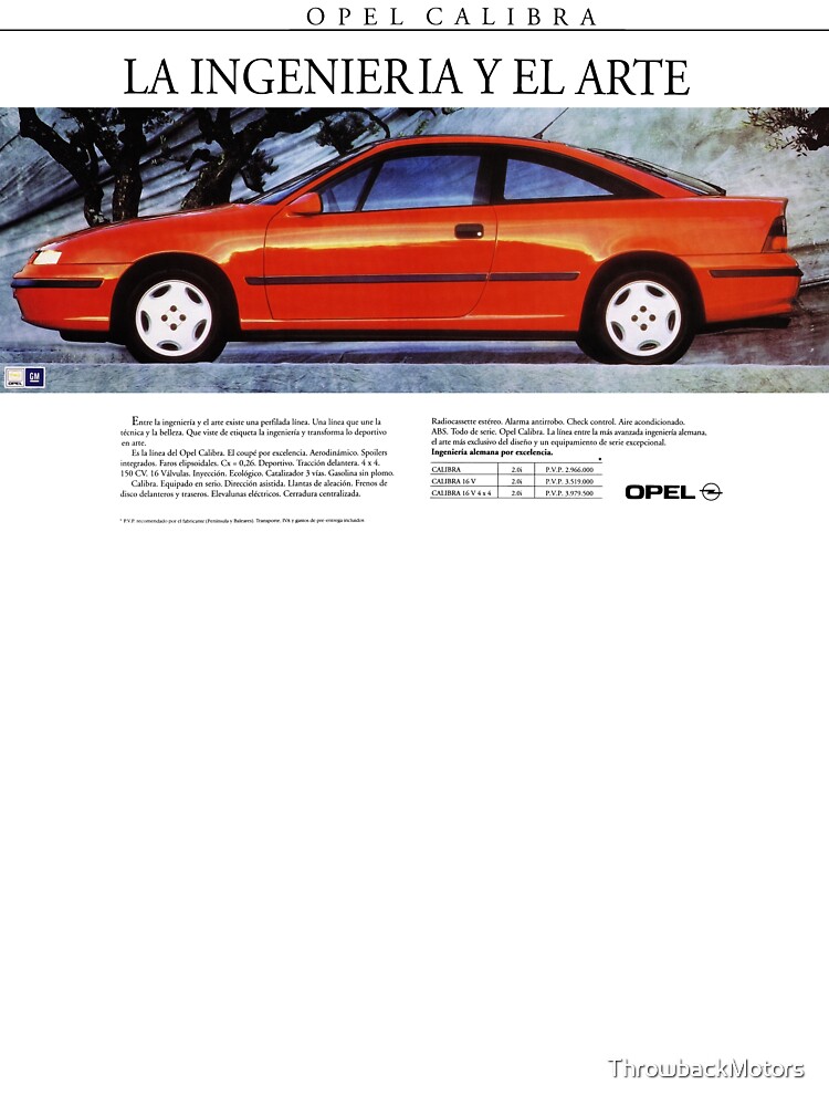 download OPEL CALIBRA workshop manual