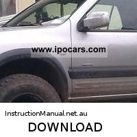 download OPEL FRONTERA B workshop manual