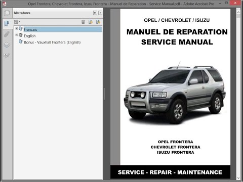 download OPEL FRONTERA workshop manual