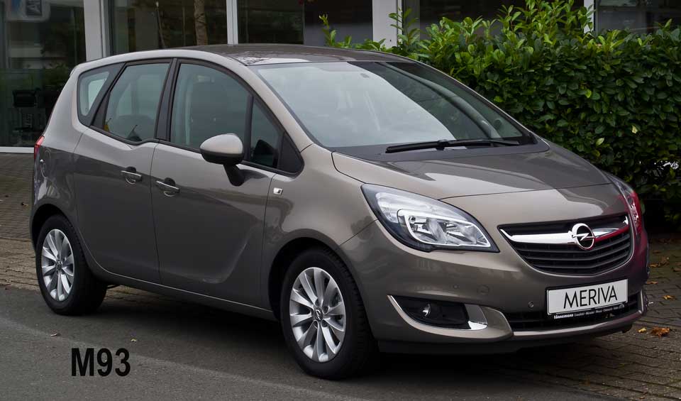 download OPEL MERIVA CROSSVAN workshop manual