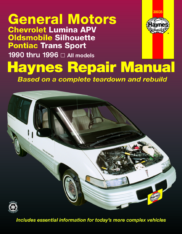 download Oldsmobile Silhouette workshop manual