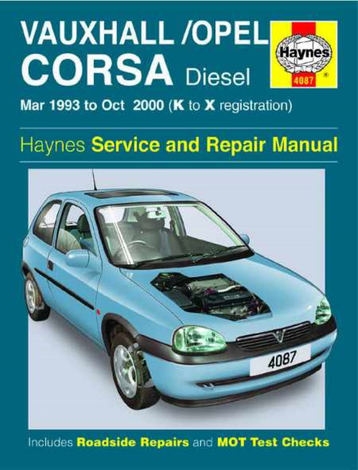 download Opel Corsa Mar 93 97 workshop manual