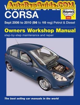 download Opel Vauxhall Corsa workshop manual