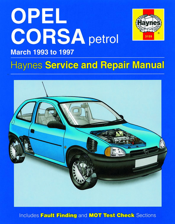 download Opel Vauxhall Corsa workshop manual