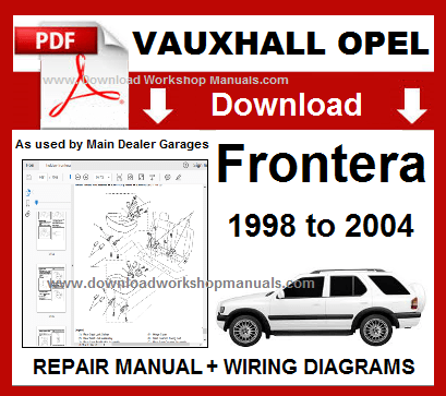 download Opel Vauxhall Frontera workshop manual
