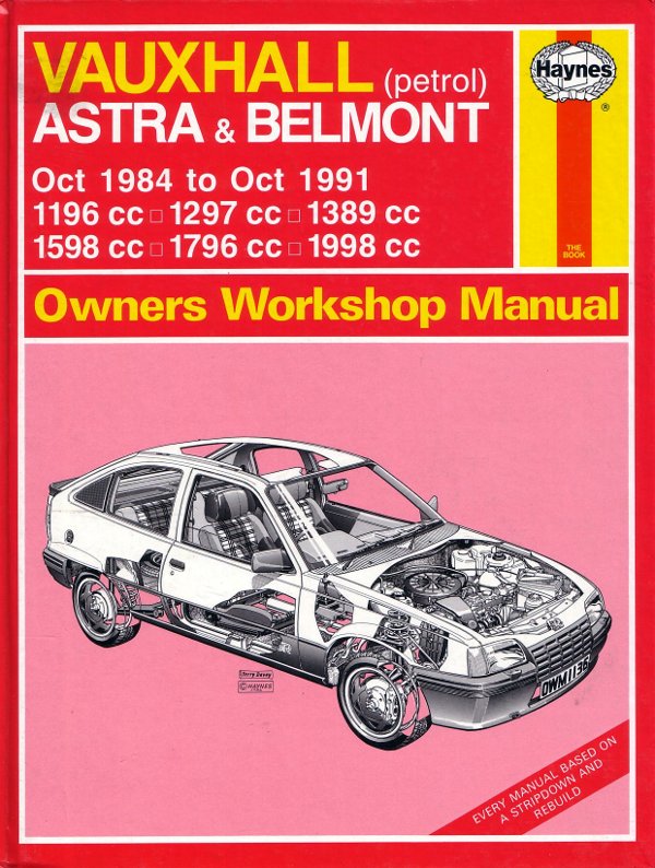 download Opel Vauxhall Kadett Manua workshop manual