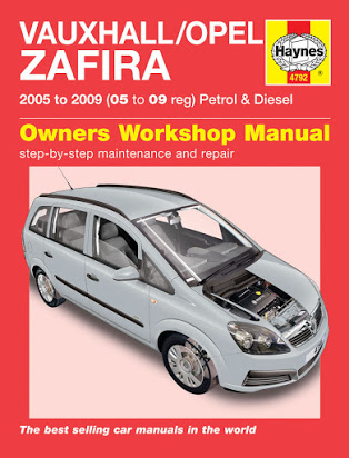 download Opel Vauxhall Zafira workshop manual