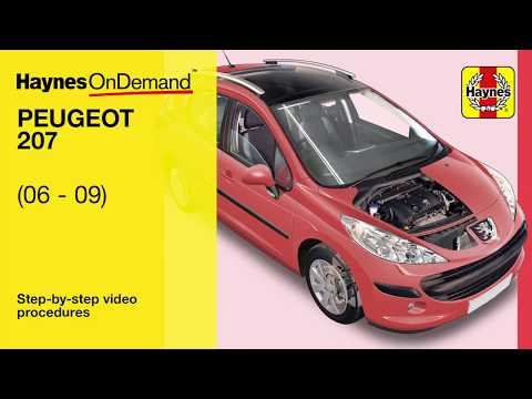 download PEUGEOT 207 workshop manual