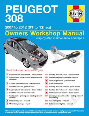 download PEUGEOT 308 workshop manual