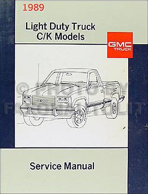 download PICKUP Truck C KModels workshop manual