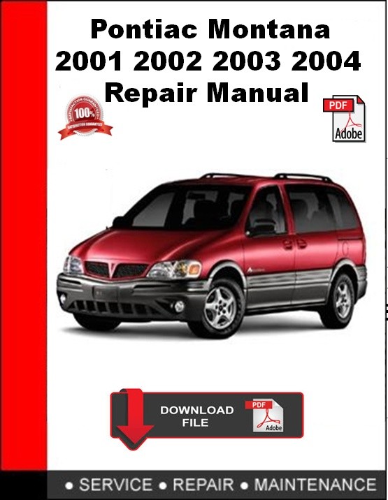 download PONTIAC MONTANA workshop manual