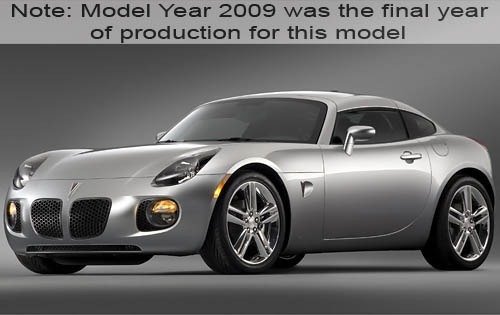 download PONTIAC SOLSTICE workshop manual