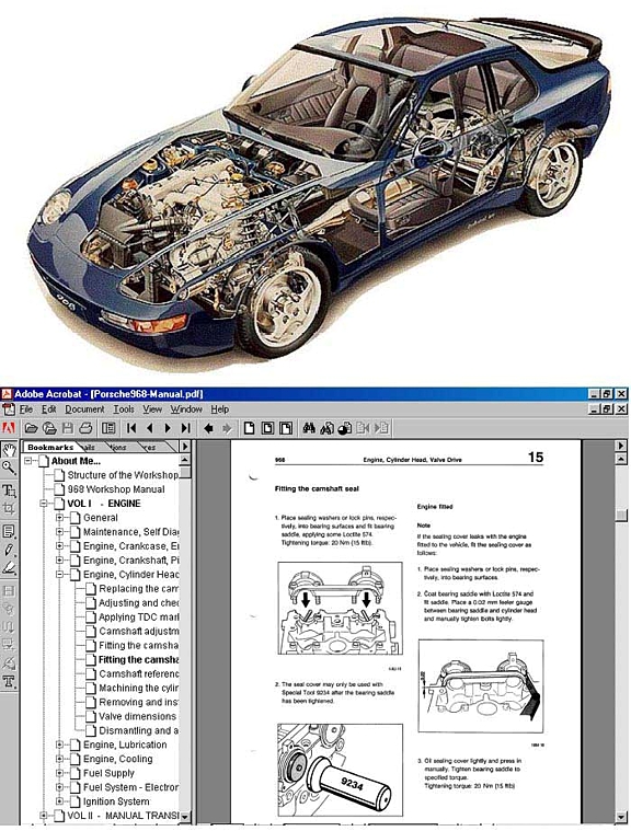 download PORSCHE 968 Shop workshop manual