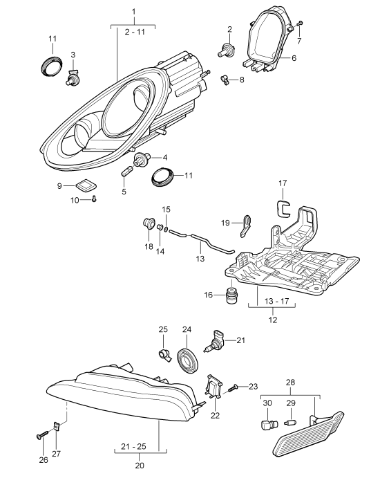 download PORSCHE 987 BOXSTER Parts workshop manual