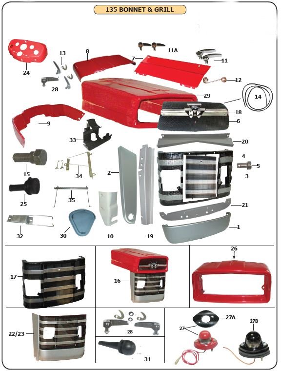 download PartsMassey Ferguson TE 20 tractor workshop manual