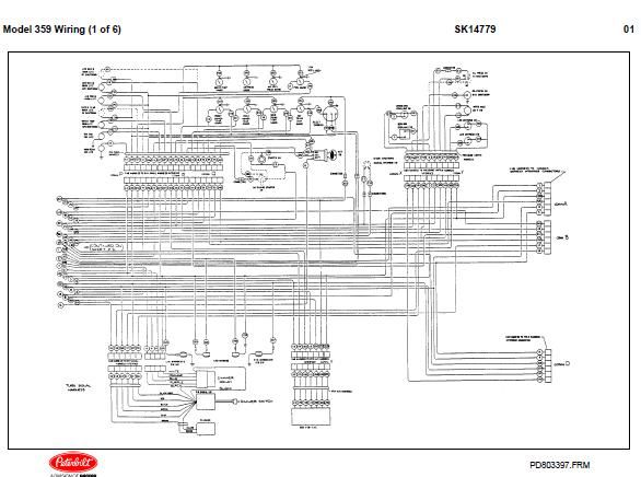 download Peterbilt truck 389Family Schematic workshop manual