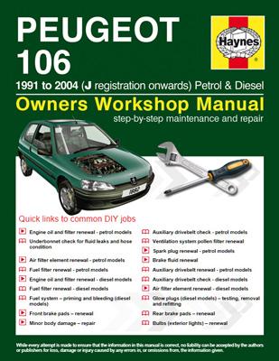 download Peugeot 106 workshop manual