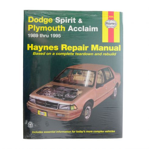 download Plymouth Acclaim workshop manual