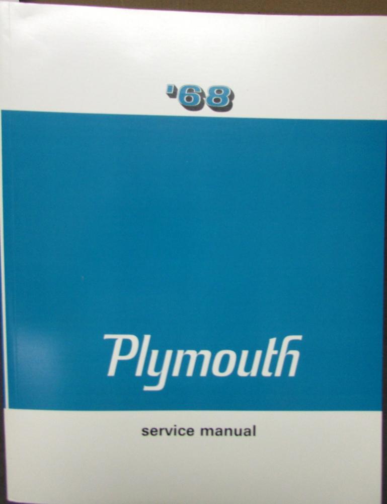 download Plymouth Fury Belvedere satellite VIP workshop manual