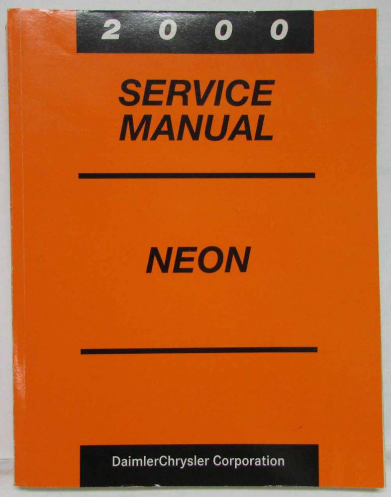 download Plymouth Neon workshop manual