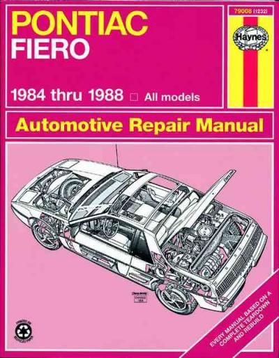 download Pontiac Fiero s Repa workshop manual