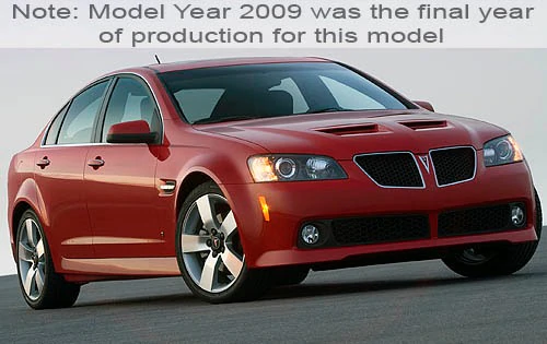 download Pontiac G8 workshop manual