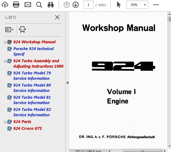 download Porsche 924 Turbo Work workshop manual
