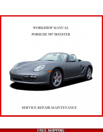 download Porsche Boxster 987 workshop manual