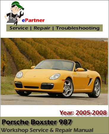 download Porsche Boxster 987 workshop manual