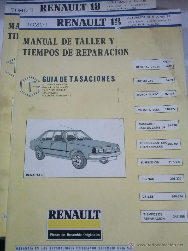 download RENAULT 18 workshop manual