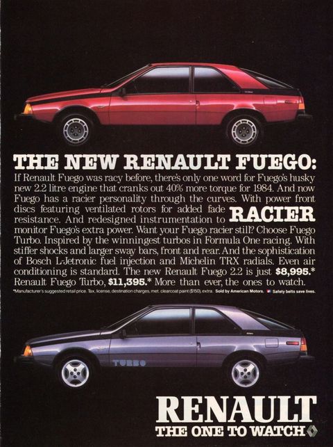 download RENAULT FUEGO workshop manual