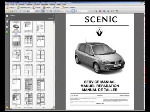 download RENAULT SCENIC II workshop manual