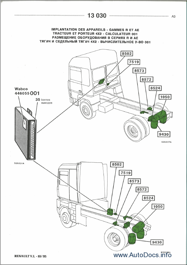 download RENAULT Truck ADJUSTMENTS To AXLE DRIVE AXLES workshop manual