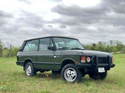 download Range Rover 87 workshop manual