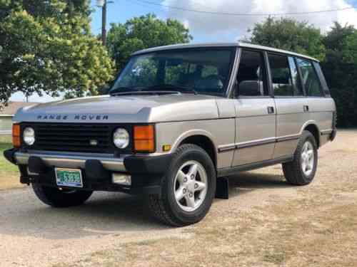 download Range Rover Classic workshop manual