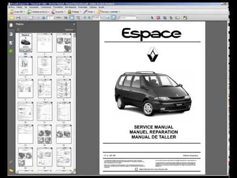 download Renault Espace III workshop manual