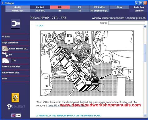 download Renault KOLEOS Electric s workshop manual