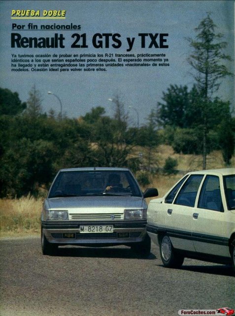 download Renault R21 workshop manual