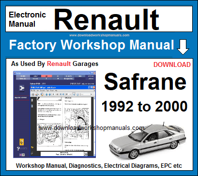 download Renault VEL SATIS Electric s workshop manual